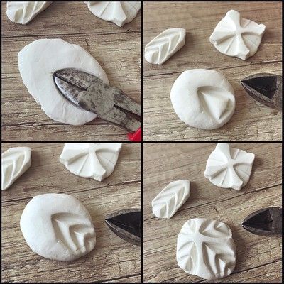 Texture Tools, Homemade Clay, Clay Stamps, Ceramic Texture, Polymer Clay Jewelry Tutorials, Pottery Handbuilding, Clay Texture, Polymer Clay Tools, Metal Clay Jewelry