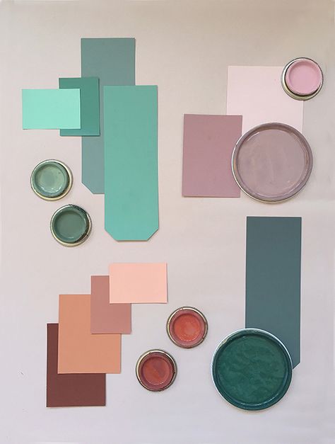 Eclectic Trends | My April Mood Board: How to Create a Color Mood Board - Eclectic Trends Color Palette Mood Boards, April Mood Board, Color Mood Board, Color Palette Interior Design, Color Mood, Mood Colors, Interior Design Color, Material Board, Hygge Decor