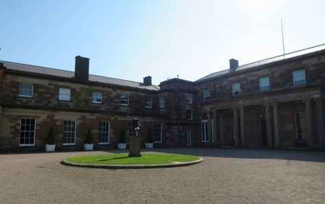 The front of Hillsborough Castle, near Belfast. Victoria Howard Hillsborough Castle, Music Reading, The Manor House, People Working Together, Irish Countryside, Official Residence, American Colonies, Throne Room, Castle Garden