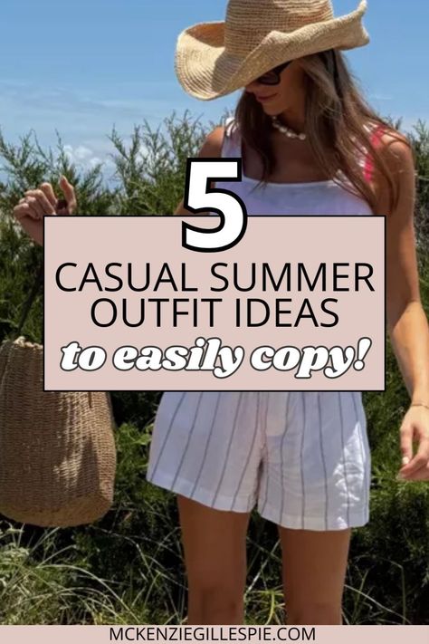 Discover simple casual summer outfits to wear on repeat in our latest blog post! Explore Summer Outfits Simple that are easy to style and perfect for any day. Get inspired by Summer Outfits Casual that offer both comfort and style for laid-back summer days. Find Minimalistic Outfits that embrace a chic, less-is-more approach to your summer wardrobe. Easy Summer Outfits Casual, Platform Converse Black, Outfits With Sandals, Summer Bbq Outfit, Stylish Travel Outfit, Bbq Outfits, Lunch Date Outfit, Vacation Outfits Beach, Summer Date Night Outfit