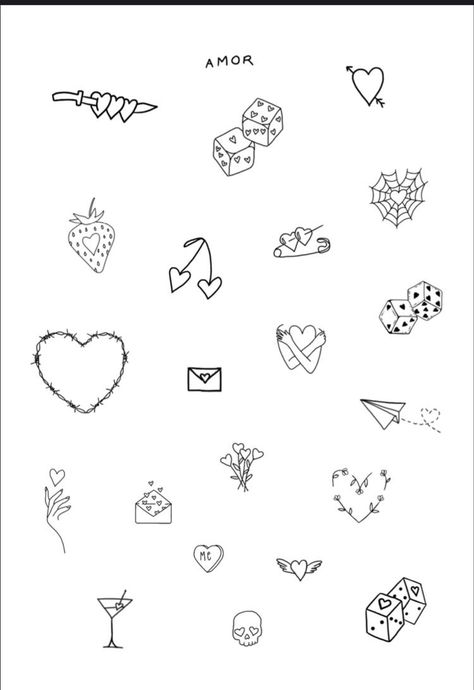 fine line tattoo ideas, flash tattoo sheet, minimalist tattoo ideas Dainty Tattoo, Small Girly Tattoos, Small Pretty Tattoos, Petite Tattoos, Flash Sheet, Tattoo Flash Sheet, Cute Little Tattoos, Cute Tiny Tattoos, Small Hand Tattoos