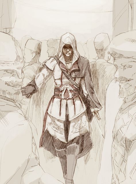 A Strong Man, Assassin's Creed Wallpaper, Assassins Creed Ii, Assassins Creed 2, Assassins Creed Series, Assassins Creed Artwork, Ezio Auditore, Assassins Creed Art, Assassin Creed