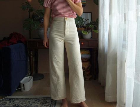 White Persephone Pants – yes or no? – The Sewing Room / Šivaona Persephone Pants, Eva Dress, Sewing Pants, Dressy Casual Outfits, The Fold Line, Pants Sewing Pattern, Sewing Things, Office Outfits Women, One Step Closer