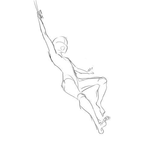 Spider Man Flying, 2 People Poses Drawing Reference Back To Back, Spiderman Pose References, Spiderman Art Poses, Spider Pose Reference, Spiderman Swinging Poses Drawing, Swinging From Rope Drawing Reference, Spiderverse Anatomy, Flying Body Base