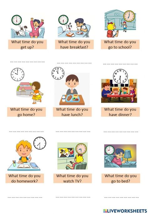 What Are You Doing, Kindergarten Language Activities, Writing For Kids, English Primary School, English Conversation For Kids, Ingles Kids, Teach English To Kids, Free Time Activities, English Worksheets For Kindergarten