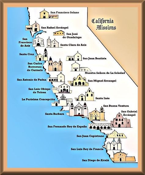 CA_Missions California Missions Project, Alta California, Mission Projects, Ca History, State Of California, California Missions, California History, California Map, Printable Maps