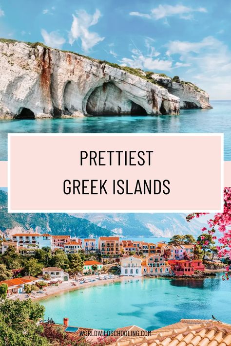 These are some of Greece's most beautiful islands according to our local travel writer. Islands In Greece, Greek Islands Vacation, Greek Islands To Visit, Best Greek Islands, Nature Destinations, Destin Hotels, Greece Vacation, Greece Islands, Visiting Greece