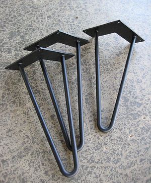 Pin Legs, At Home Furniture Store, Metal Table Legs, Diy Bench, Table Metal, Diy Holz, Stainless Steel Legs, Hairpin Legs, Outdoor Diy