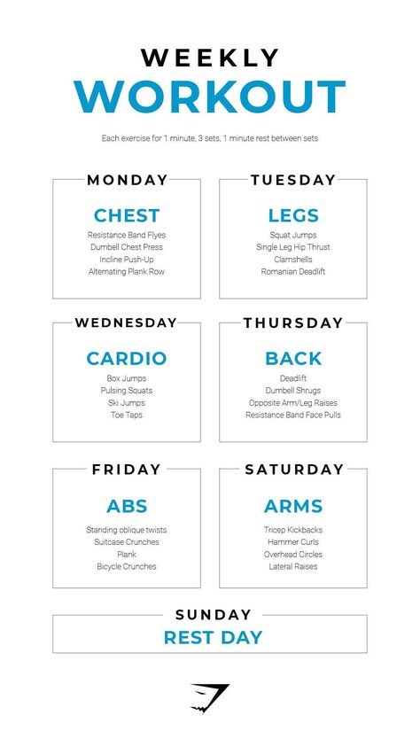 Workout Plan Workout Morning, Weekly Workout Schedule, Workout Fat Burning, Motivasi Diet, Exercise Workouts, Weekly Workout Plans, Body Workout Plan, Workout Plan Gym, Workout Schedule