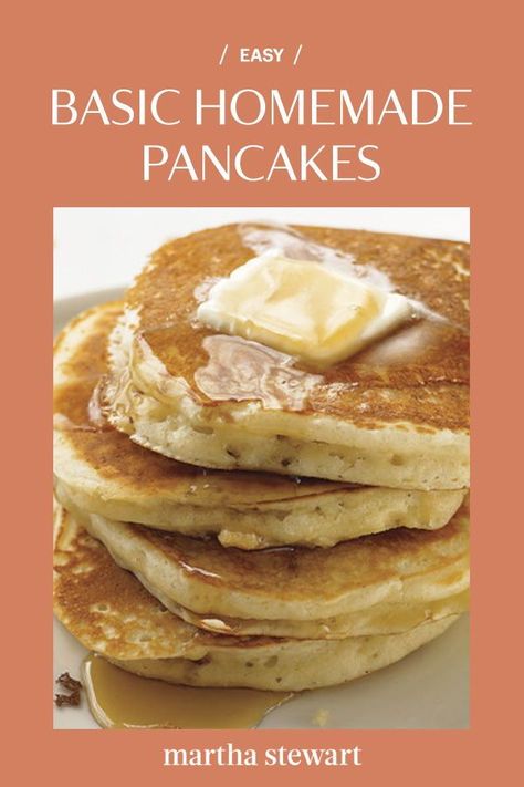 Easy Pancake Batter, Homemade Pancake Batter, Pancake Batter Recipe, Basic Pancake Recipe, Basic Pancakes, Homemade Pancake Recipe, Batter Recipe, Pancake Recipe Easy, Homemade Pancakes