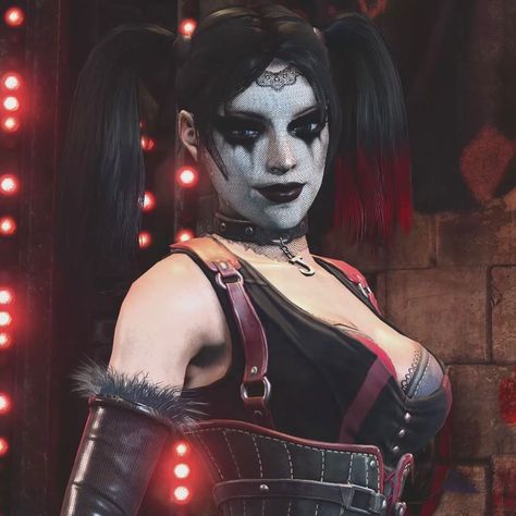 Arkham Harley Quinn, Poison Ivy And Catwoman, Harley Quinn Arkham, Girly Pfp, Batman Arkham Games, My Life Is Boring, Arkham Games, Harley Quinn Poison Ivy, Gotham Girls