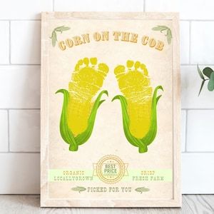 Get creative down on the farm with our charming corn footprint art craft! Perfect for baby, toddler, and kids' handprints and footprints, this DIY project allows little ones to leave their mark in a fun and memorable way. Create a delightful keepsake or gift card decor with our printable template, capturing those precious moments that will be treasured for years to come. Let your child's imagination grow with this cute and customizable craft! #FootprintCrafts #FarmCrafts #DIYGiftIdeas" 🎨👶🌾 Footprint Printable, Fall Harvest Crafts, Activity For Babies, Fall Handprint Crafts, Harvest Crafts, Footprint Crafts, Fall Activity, Fall Arts And Crafts, Fall Art Projects