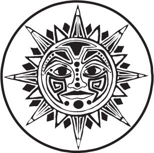 Aztec Sun | JediGems - ClipArt Best - ClipArt Best Aztec Sun Tattoo, Aztec Sun Stone Tattoo, Aztec Sun Drawing, Aztec Sun, Aztec Sun Art, Aztec Calendar Drawing, Aztec Moon Symbol, Mayan Sun, Sun Coloring Pages