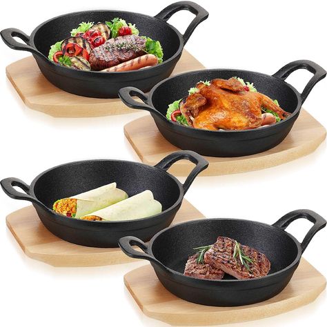 Cast iron skillet cooking