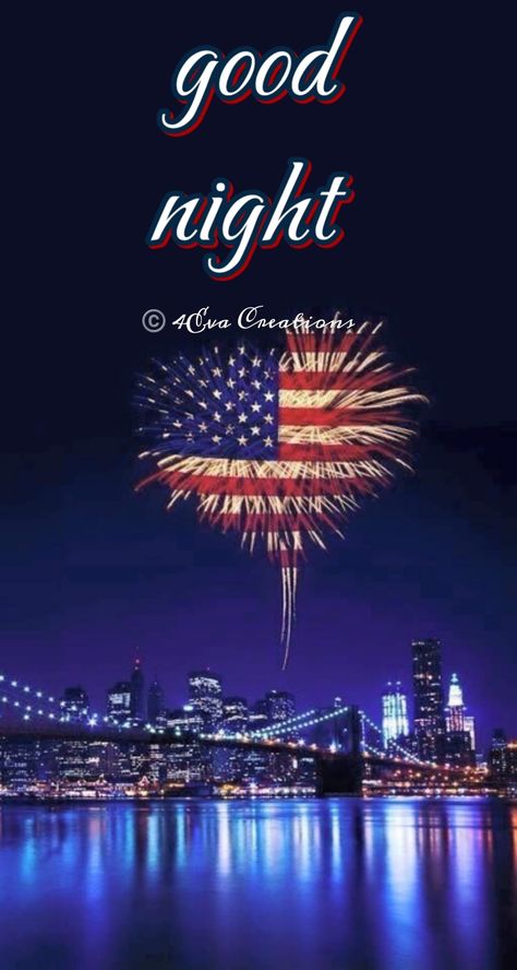 Good Night America, 4th Of July Night Pictures, Good Night Lighthouse, God Bless America Wallpaper, Night America, God Bless The Usa, Night Show, Christian Jokes, Night Photos