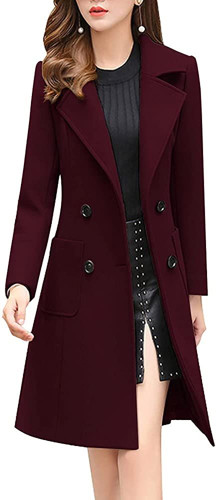 Dress Hoodie, Over Coat, Wool Coat Women, Coat For Women, Wool Blend Coat, Trench Coats Women, Pea Coat, International Fashion, Notched Collar