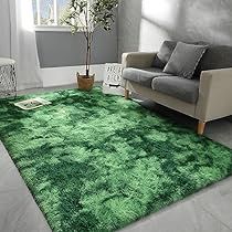 Fuzzy Rugs, Green Shag Rug, Modern Bedroom Rug, Dorm Room Rugs, Kids Bedroom Rugs, Girls Room Rugs, Home Decor Dark, Fuzzy Rug, Kids Area Rugs