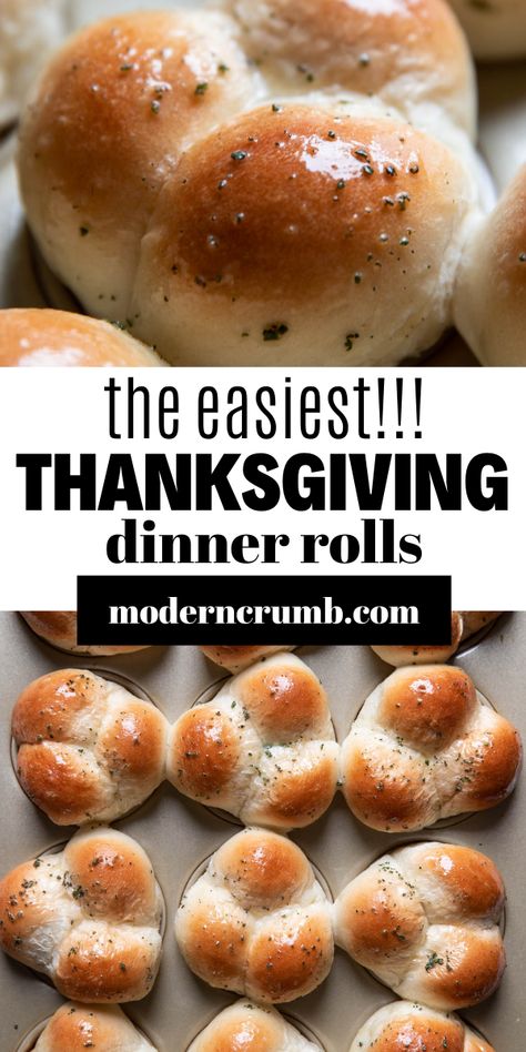 Thanksgiving Bread Rolls Recipe, Best Frozen Rolls For Thanksgiving, Thanksgiving Day Dishes, Herb Dinner Rolls Easy Recipes, Best Store Bought Dinner Rolls, Best Rolls For Thanksgiving Dinner, Easy Thanksgiving Rolls Recipes, Herbed Dinner Rolls, Fancy Rolls Recipe