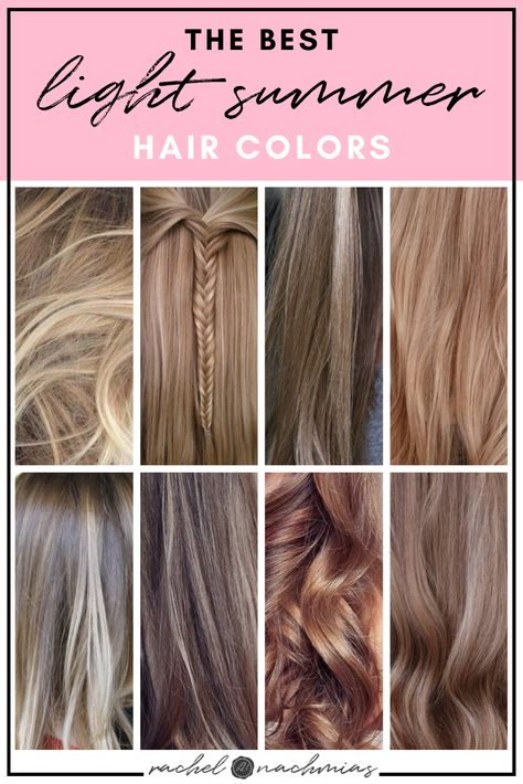 The Best Hair Colors for Light Summer — Philadelphia's Top Rated Color and Image Analysis Services Summer Light Hair Color, Hair Colour For Light Summer Skin Tone, Summer Color Analysis Hair, Hair Color For Light Summer Skin Tone, Hair Colour For Summer Skin Tone, Summer Pallete Hair, Summer Personal Color, Light Spring Color Palette Hair Colors, Best Hair Colors For Light Spring