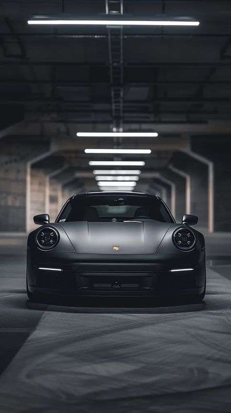 Midjourney AI Image: Car photrography of a a matte black 2023 Porsche 9/11, concrete background, car photography style, m... → more in ai-img-gen.com Black Car Photography, Luxury Car Photography, Cars With Black Background, Matt Black Porsche, Car From Above, Car Photography Aesthetic, Porsche Photoshoot, Porshe 911gtr, Matte Black Porsche