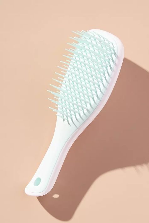 Hair Brushes & Styling Tools | Anthropologie Tangle Teaser Brush, Mini Tangle Teezer, Skl Outfits, Tangle Teaser, Victoria Secret Body Mist, Care Basket, Tangle Teezer, Face Massager, Travel Buddy