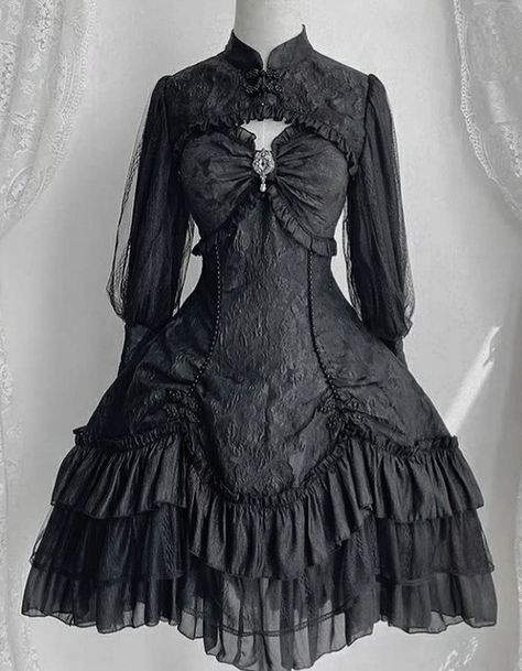 Gothic Victorian Dresses Short, Gothic Dress Outfit, Gothic Dress Elegant, Victorian Gothic Fashion, Victorian Gothic Dress, Raven Dress, Black Raven, Goth Dress, Gothic Dress