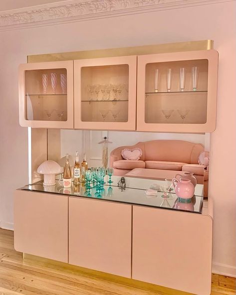 The Dahl House (@the__dahl__house) • Instagram photos and videos Pink Drink, My Queen, Pink Drinks, Perfect Pink, Hutch, Happy Hour, Bathroom Medicine Cabinet, Storage Bench, Spa