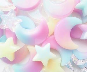 Pastel Pink Aesthetic Wallpaper, Pastel Rainbow Aesthetic, Pastel Stars, Soft Kidcore, Magical Girl Aesthetic, Kawaii Core, Rainbow Aesthetic, Pastel Pink Aesthetic, Aesthetic Images