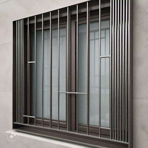 Windows Seat, Window Security Bars, Modern Window Grill, Home Wall Colour, Window Grills, Burglar Bars, Window Protection, Window Grill Design Modern, Grill Gate