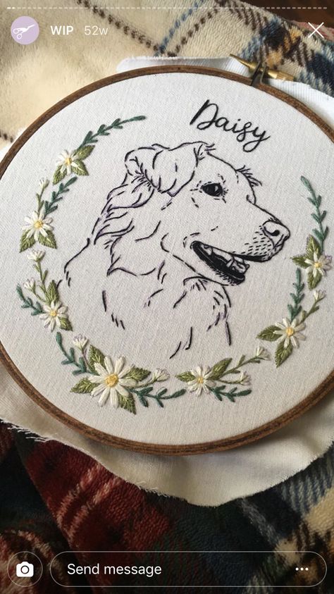 Pet Embroidery Patterns, Dog Memorial Embroidery, Easy Dog Embroidery, Dog Hand Embroidery Patterns, Dog Portrait Embroidery, Dog Hand Embroidery, Pet Portrait Embroidery, Embroidery Dog Patterns, Dog Embroidery Patterns