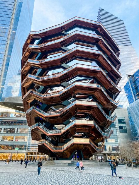 Long Island Railroad, Thomas Heatherwick, Partly Cloudy, Voyage New York, Hudson Yards, I Love New York, Unique Architecture, The Vessel, Nova York