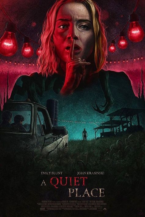 A quiet Place A Quiet Place Movie, Classic Horror Movies Posters, Film Thriller, A Quiet Place, Film Poster Design, Film Horror, Best Horror Movies, Horror Posters, Movie Poster Wall