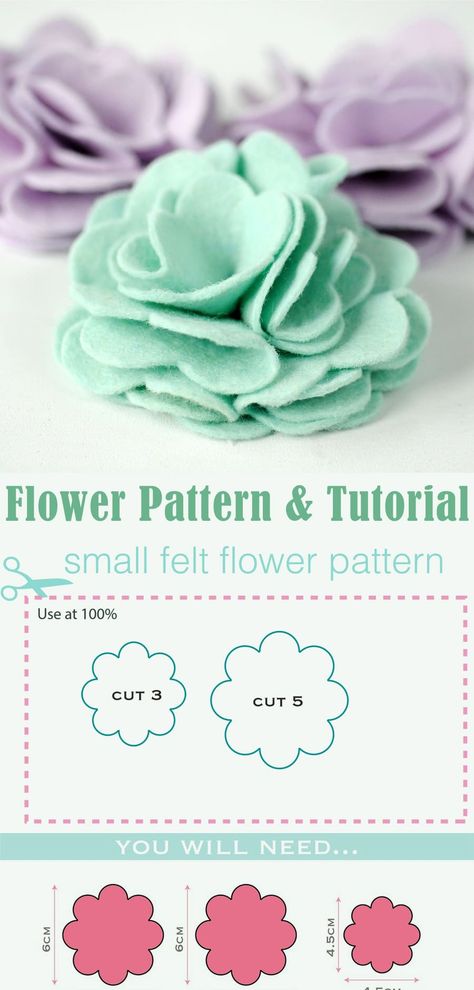 How to Make a Felt Rose Flower Felt Flower Patterns Free Printables, Rose Felt Flower, Free Felt Flower Templates, Free Felt Flower Svg Files For Cricut, How To Make A Felt Flower, Felt Roses Diy Pattern, Free Felt Flower Patterns, Felt Flowers Patterns Templates Free Printable, Felt Flowers Patterns Templates