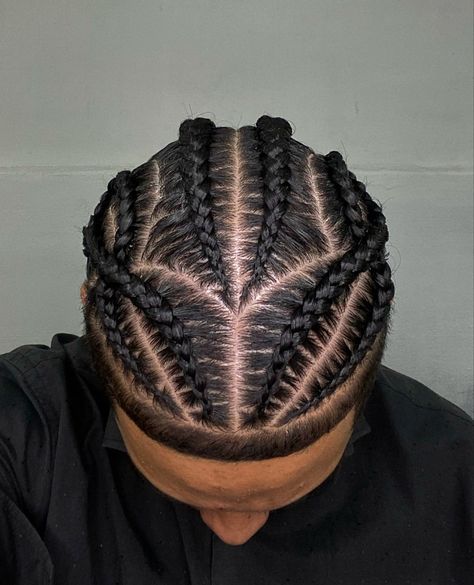 Black Boys Hairstyles, Men's Braids, Hairstyle Man, Black Boy Hairstyles, Cornrow Braids Men, Braiding Ideas, S Braids, Cornrow Braid Styles, Men Braids