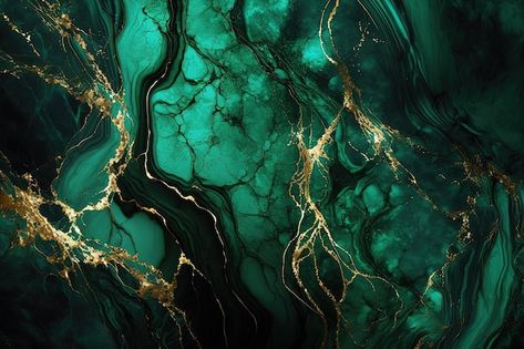 Dark green and gold marble background lu... | Premium Photo #Freepik #photo #elegant-design #green-luxury #green-gold #luxury-texture Green Marble Aesthetic, Gold And Teal Wallpaper, Green And Gold Aesthetic, Gold Green Wallpaper, Teal And Gold Wallpaper, Gold Marble Background, Green And Gold Marble, Gold And Dark Green, Wallpaper Rose Gold