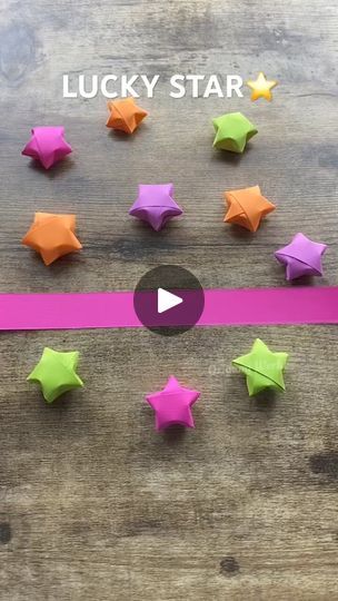 848K views · 6.5K reactions | ORIGAMI LUCKY STAR STEP BY STEP | EASY TUTORIAL LUCKY STAR ORIGAMI PAPER CRAFT ORIGAMI WORLD STAR via：Origami World | KTCrafts Lucky Hearts Origami, Origami Stars Easy, How To Make Paper Stars Step By Step, Origami For Kids Step By Step, Origami Stars Step By Step, How To Make Paper Stars, Paper Stars Tutorial, Oragami Ideas Cute, Lucky Star Origami