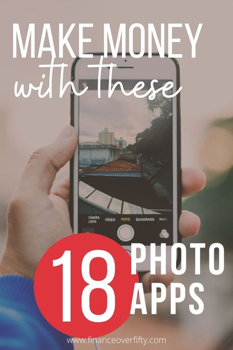 Are you looking for an easy side hustle to make more money? Did you know you can sell your photos for cash? These 18 money-making photo apps can help you increase your income and achieve your financial goals. Sell your phone pics as stock photos to create a legit side hustle for easy money. | photo apps | sell photos online | best apps to sell photos | stock photography selling | make money online | side hustle ideas | #financeoverfifty Sell Stock Photos Make Money, Sell Pictures Make Money, How To Sell Photos Online, Sell Pictures Online, Making Money With Photography, Sell Photography, Money Photo, Stock Photography Ideas, Make Money Photography