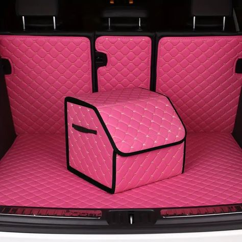 Car Trunk Organizer Storage Box Car Storage Box Multi - Temu Sports Gear Storage, Suv Trunk Organization, Car Snacks, Car Organizers, Truck Organization, Must Have Car Accessories, Snack Organizer, Trunk Organizer, Girly Car Accessories