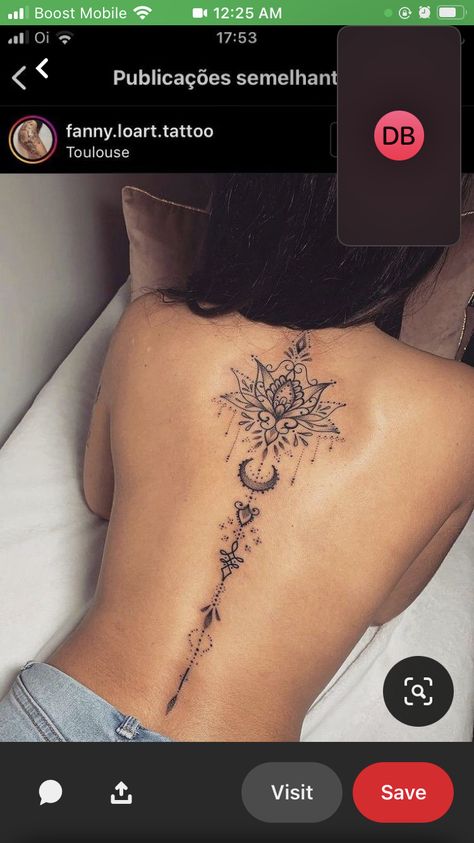 Girl Spine Tattoos, Mandela Tattoo, Rib Tattoos For Women, Female Tattoos, Hip Tattoos Women, Spine Tattoos For Women, Dope Tattoos For Women, Tattoo Ideas For Women, Cute Tattoos For Women