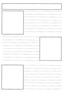 Writing Page Template, News Paper Template Free Printable, Note Book Page, Blank Notebook Page, Blank Newspaper Template, Newspaper Article Template, Blank Newspaper, History Notebook, Article Template