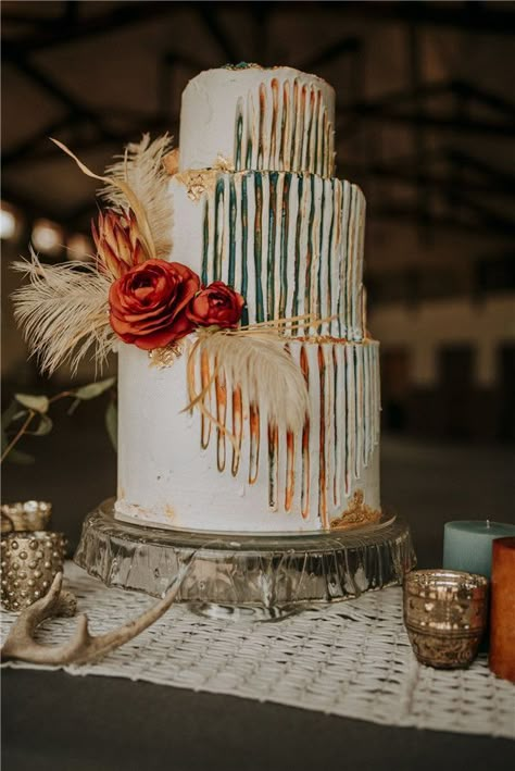 Boho Chic Wedding Cake, Bohemian Wedding Cake, Boho Cake, Boho Wedding Cake, Romantic Wedding Cake, Boho Chic Wedding, Cake Inspo, Wedding Cake Inspiration, Wedding Boho