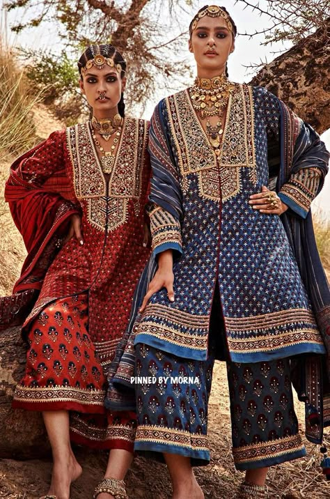 Anita Dongre Designs, Anita Dongre Kurta For Women, India Clothes Traditional, Ajrak Print Suits Design, Anita Dongre Prints, Anita Dongre Suits, Women Indian Wear, Pakistani Couture, Anita Dongre