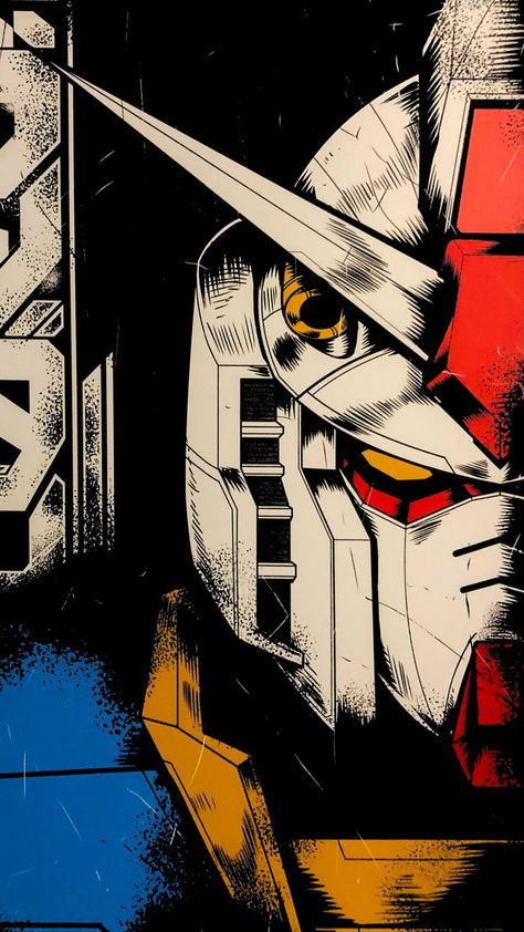 Gundam Poster, Gundam Head, Hd Wallpaper 4k, Gundam Wallpapers, Art Concepts, Gundam Art, Mecha Anime, Robot Art, Printing Ink