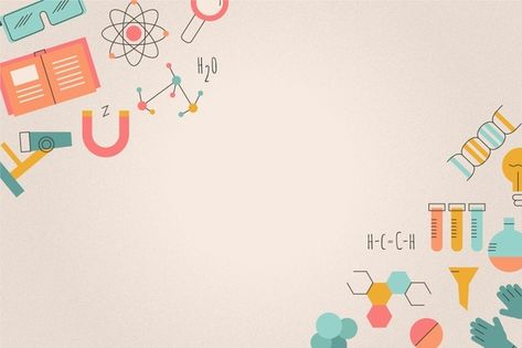 Vintage science background | Free Vector #Freepik #freevector #background #vintage #science #chemistry Aesthetic Chemistry Background, Science Template Background, Science Background Powerpoint, Aesthetic Science Background, Chemistry Aesthetic Background, Science Background Design Aesthetic, Chemistry Template, Science Template, Science Wallpaper