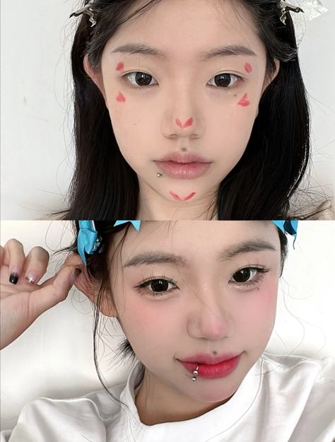 Membentuk Alis, Bentuk Alis, Asian Makeup Tutorials, Mekap Mata, Gyaru Makeup, Doll Eye Makeup, Subtle Makeup, Beauty Makeup Tutorial, Ulzzang Makeup