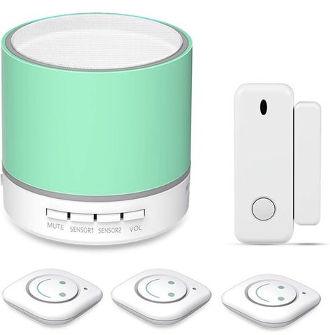 Toddler Door Alarm, Door Alarms for Kids Safety, Doorbell Chime Kits with 14 Melodies 3 Volume Levels Mute Mode LED Flash for Home Child Elderly Patients Disabled Pets, 4 Detectors 1 Receiver Kids Bedroom Door, Window Alarms, Door Chime, Doorbell Chime, Hotel Door, Door Alarms, Kids Safety, Travel Hotel, Security Alarm