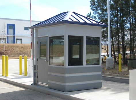 Security Buildings - Porta-King Guard Booth, Security Booth, Prefabricated Structures, High Security Locks, Guard House, Roof Lines, Gate House, Standing Seam, Storage Facility