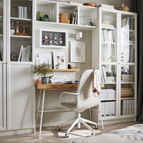 Furniture and Home Furnishings - IKEA Billy Ikea, Billy Bookcases, Dnevna Soba, Ikea Canada, Living Room Built Ins, Ikea Living Room, Ikea Billy Bookcase, Billy Bookcase, Home Office Space