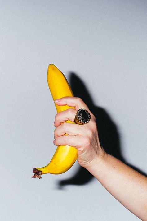 Person Holding Yellow Banana Fruit · Free Stock Photo Holding Fruit Pose, Banana Photography, Banana Aesthetic, Holding Fruit, Aizen Power, Human Base, Hands Reaching Out, Yellow Banana, Eating Bananas