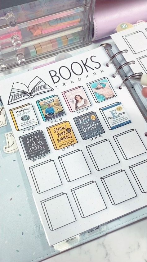 The E Myth, Reading Tracker Bullet Journal, Reading Journal Layout, Reading Journal Ideas Layout, Reading Journal Ideas, Planner Goals, Book Review Journal, Daily Schedules, Book Reading Journal